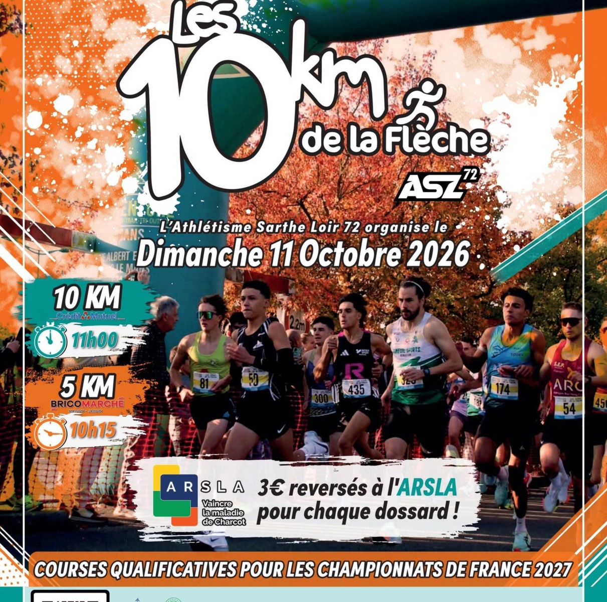 Organisation 10km La Flèche