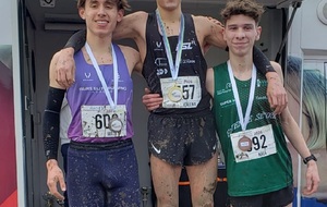 Cross : Régional à Laval 1titre, 2 podiums